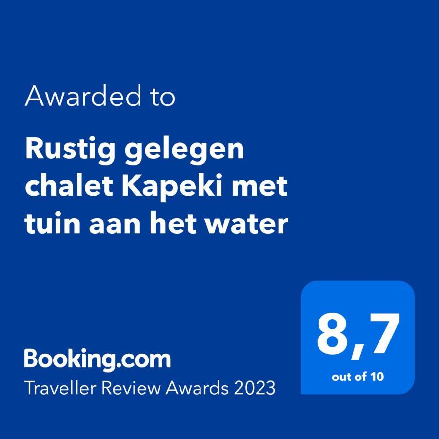 Rustig Gelegen Chalet Kapeki Met Tuin Aan Het Water Geel Esterno foto